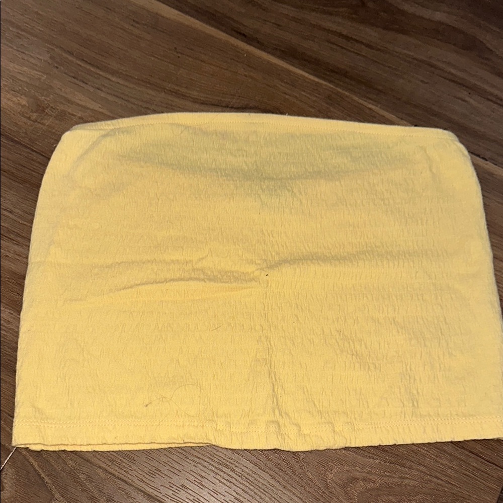 Yellow Women's Tube Top